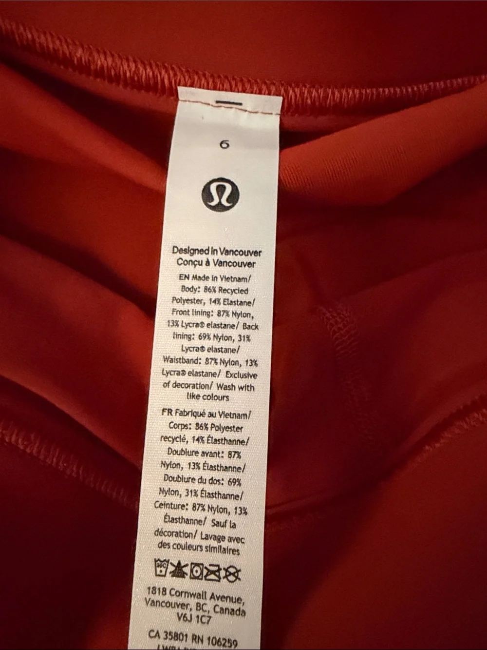 lululemon athletica Varsity High-Rise Pleated Tennis Skirt 6 autumn rust